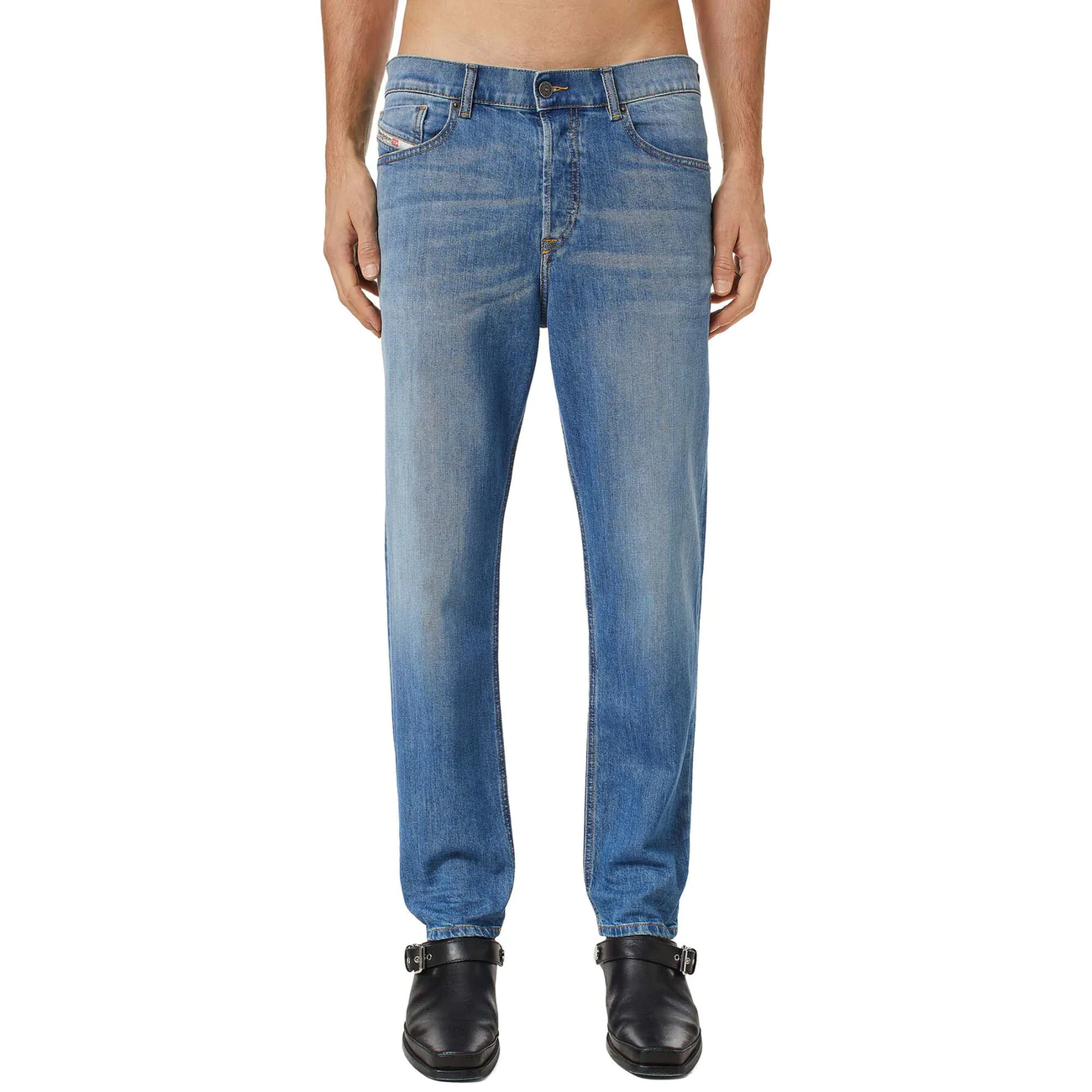 Diesel 2005 D-Fining 0EHAJ Tapered Stretch Jeans - Esquire Clothing